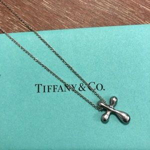 Authentic Tiffany &Co. Peretti Cross Necklace